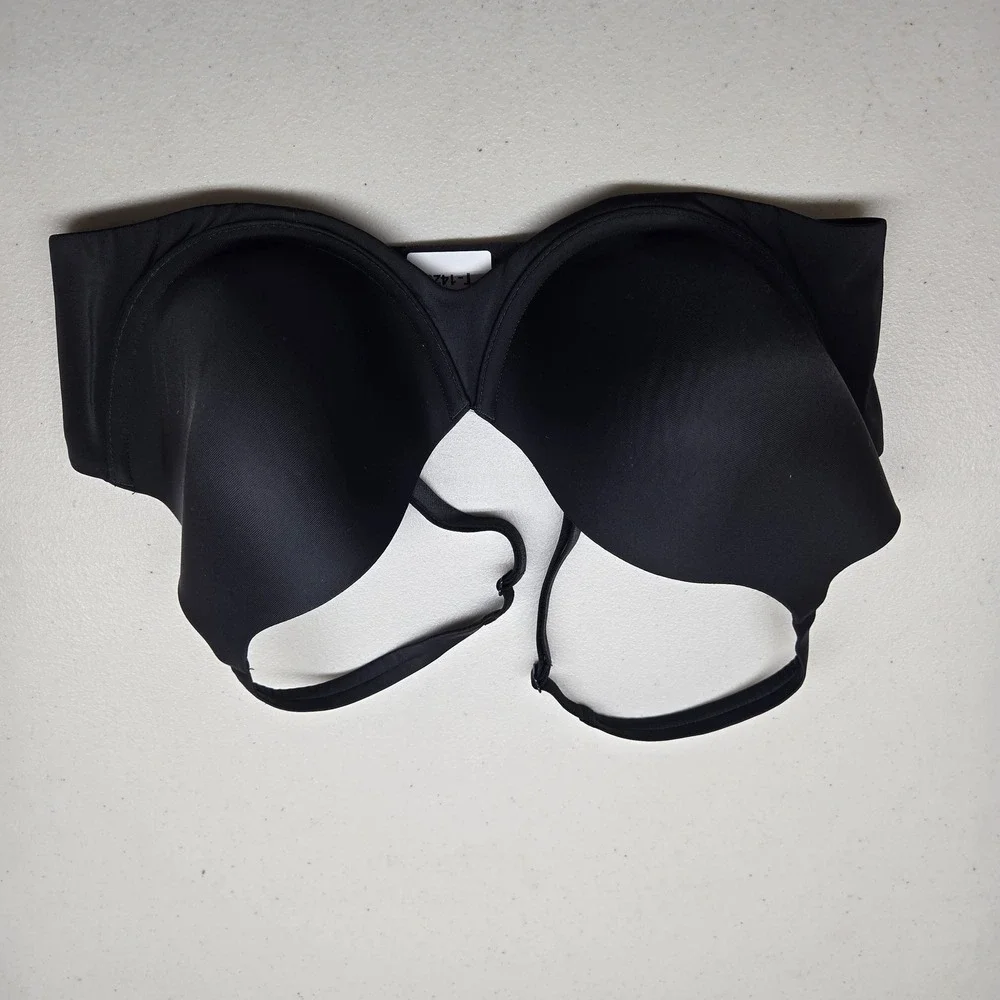 Ambrielle Women Bra 38D Black Everyday Full‎ Coverage T Shirt Underwired
